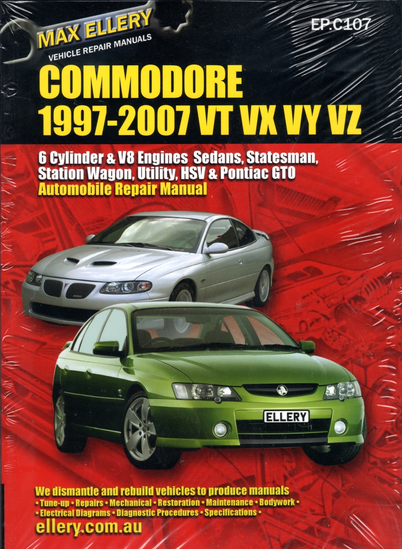 Vt Commodore Workshop Manual Download